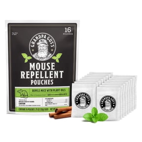 Grandpa Gus's Natural Mouse Repellent Pouches, Natural Oils Repel Mice from Nesting & Freshen Air in Home/Cabin/Boat/Car Storage/RV/Machinery/Shed (Pack of 16)