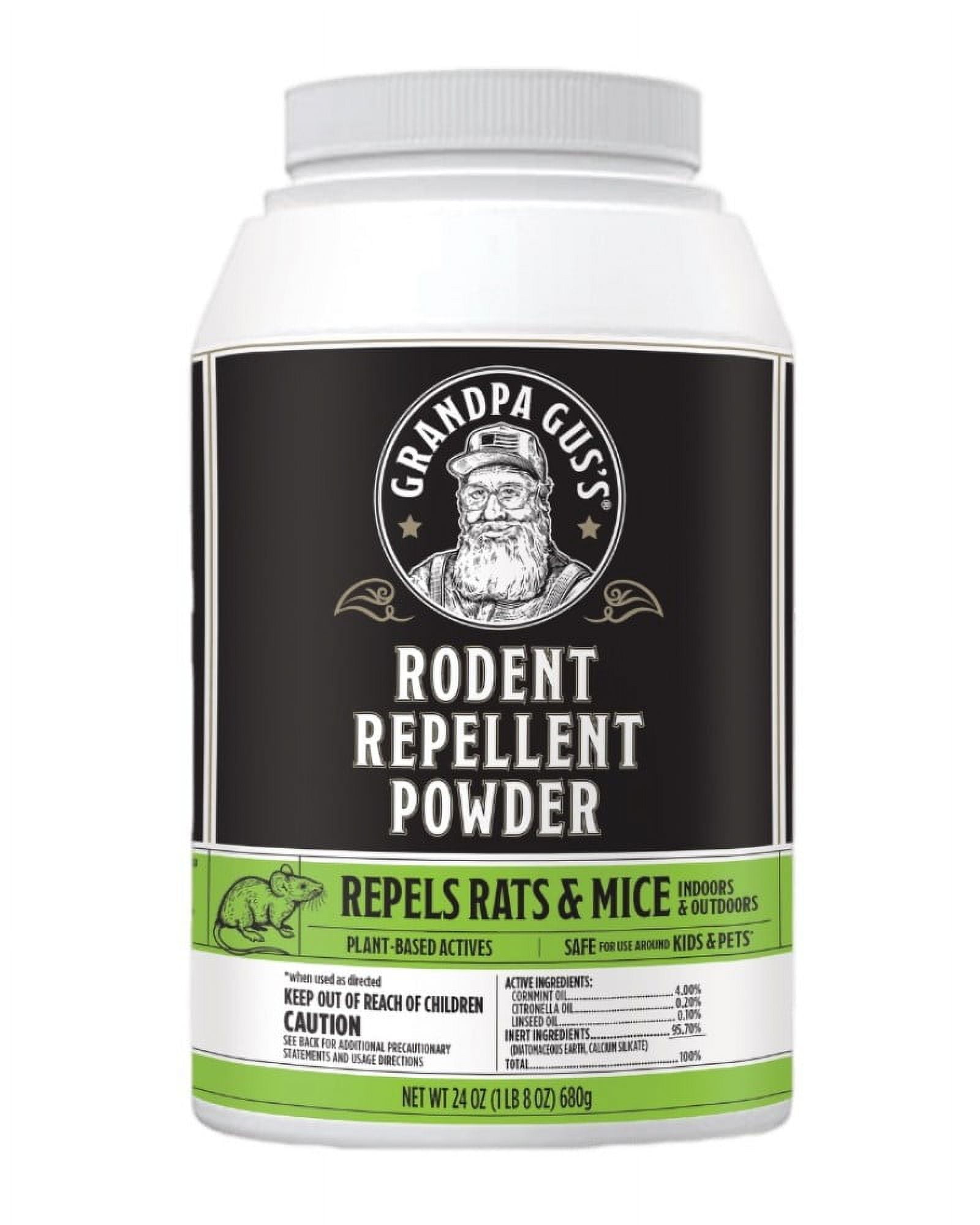 Grandpa Gus's Rodent Repellent Powder, Natural Rat Repellent, Mice