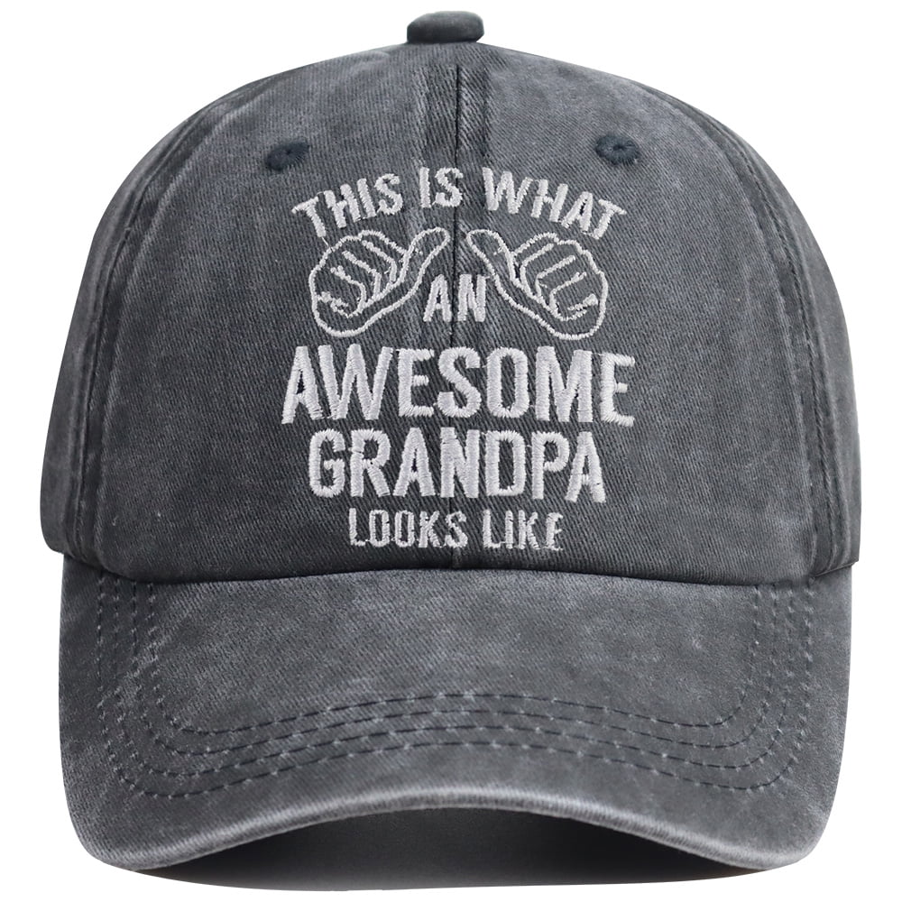 Funny Grandpa Est. 2024 Baseball Cap - 3D Embroidered Adjustable Cotton Dad Hat For Grandfathers - View #7