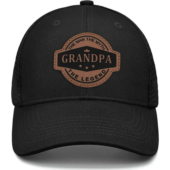 Grandpa Hats for Men, Birthday Gifts for Grandpa, Gift from Grandkids, Funny Trucker Hat Baseball Cap
