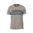 thumbnail image 1 of Grandpa In The Making Men's Modern Fit Fun Casual T-Shirt Printed Graphic Tee Military Grey Small, 1 of 3