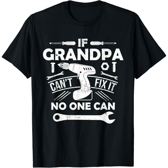 Grandpa Is My Favorite Name - Father's Day Grandpa Mechanic T-Shirt