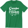 thumbnail image 1 of Grandpa Is My Name Fishing Is My Game Papa Fishing Men's T-Shirt, 1 of 4