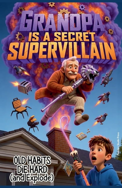 Grandpa Is a Secret Supervillain: Old Habits Die Hard (and Explode), (Paperback)