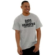 Grandpa Knows Everything Grandfather Men's Graphic T Shirt Tees Brisco Brands S