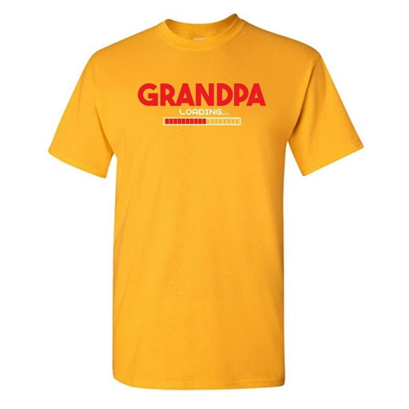 Grandpa Loading Sarcastic Humor Graphic Tees Gift For Mens Novelty Funny T Shirt