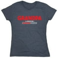 thumbnail image 1 of Grandpa Loading Sarcastic Humor Novelty Funny Women's Casual Tees, 1 of 3