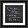 thumbnail image 1 of Grandpa Mischief 2x Matted 20x20 Black Ornate Framed Art Print by Gibbons, Lauren, 1 of 2