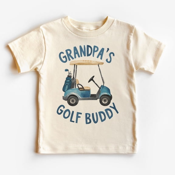 Grandpa'S Golf Buddy Shirt - Grandfather Grandson Golfing T-Shirt - Grandpa And Me Tees - Boho Kids & Youth Shirts TODDLER SHORT SLEEVE TEE BELLA CANVAS 3001T
