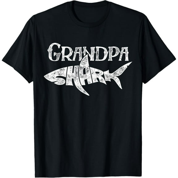 Grandpa Shark T Shirt Family Matching Men Jawsome Gifts Tees T-Shirt