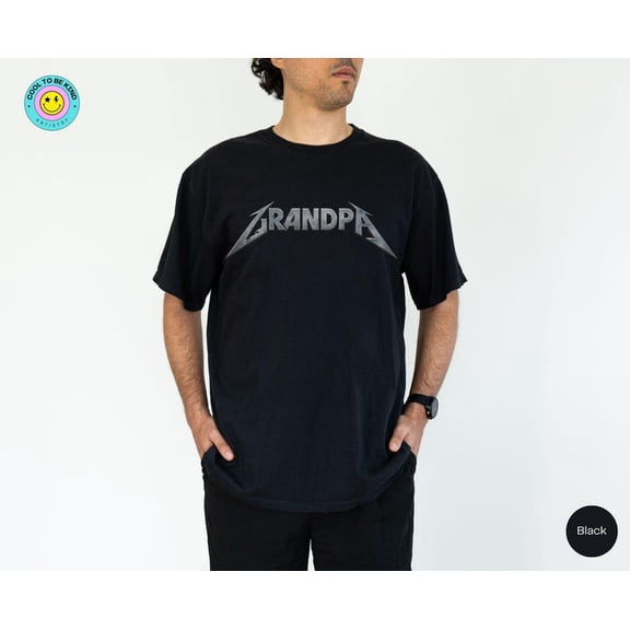 Grandpa Shirt Cool Dad Shirt, Grandad Tee, Graphic Gift BLACK Unisex S-5XL Trending Shirt