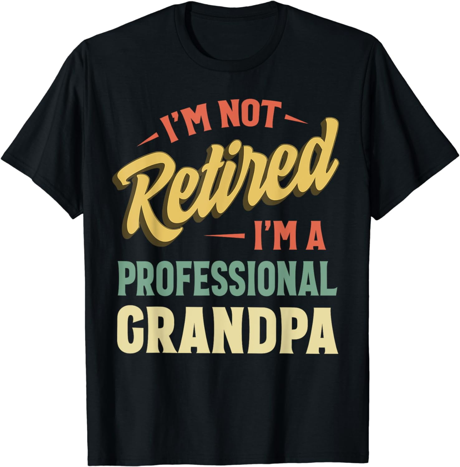 Grandpa Shirts For Men Funny Fathers Day Retired Grandpa Fashion T