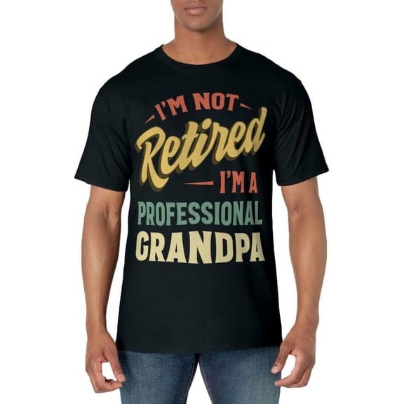 Grandpa Shirts For Men Funny Fathers Day Retired Grandpa T-Shirt