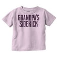 thumbnail image 1 of Grandpa Sidekick Cute Funny Grandkids Toddler Boy Girl T Shirt Infant Toddler Brisco Brands 12M, 1 of 6