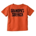 thumbnail image 1 of Grandpa Sidekick Cute Funny Grandkids Toddler Boy Girl T Shirt Infant Toddler Brisco Brands 4T, 1 of 6
