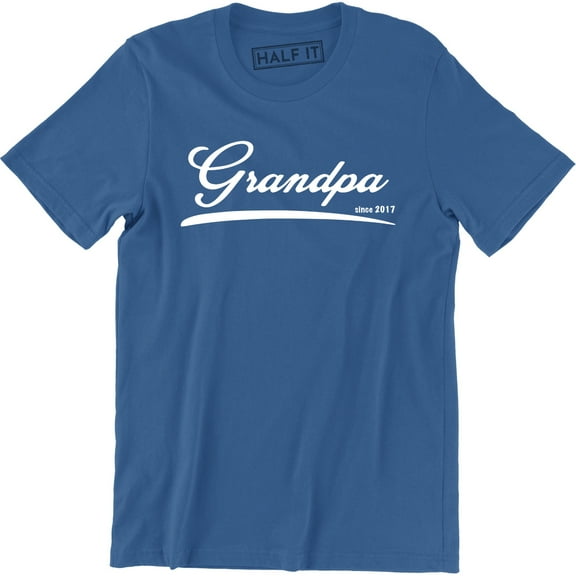 Grandpa Since 2017 Cute - Grandfather Fathers Day Gift Men's T-Shirt