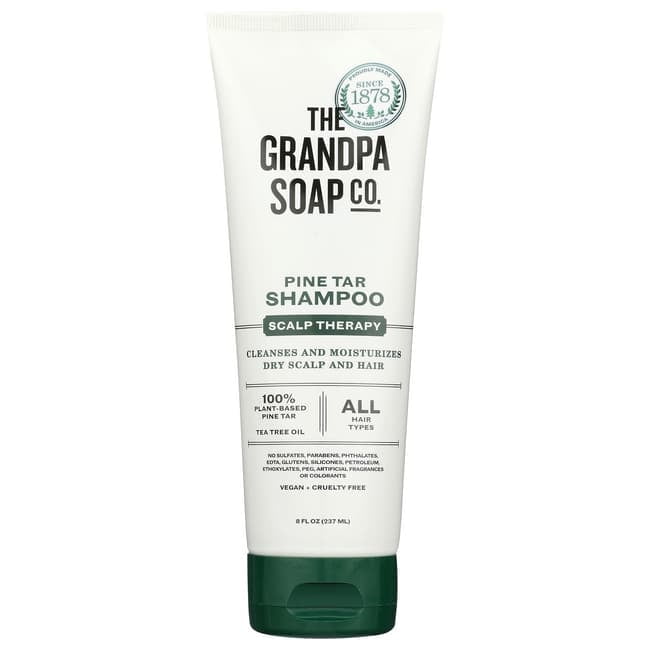 The Grandpa Soap Co. Pine Tar Shampoo, Scalp Therapy, 8 fl oz (237 ml)