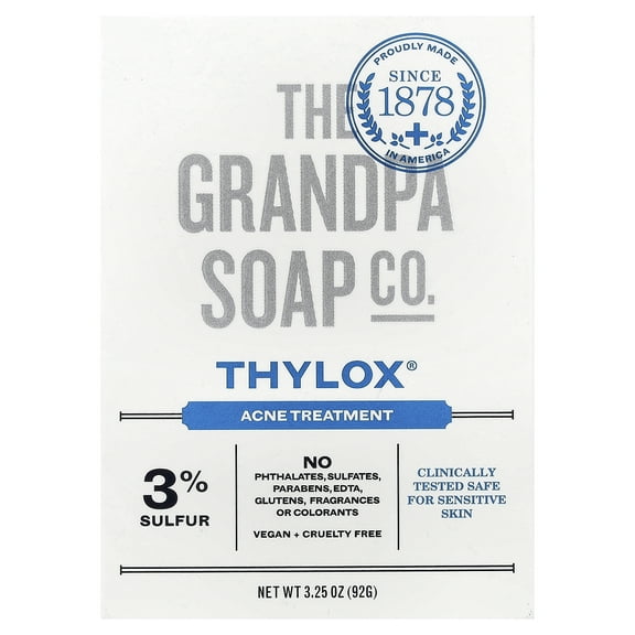 Grandpa Soap Co. Thylox Acne Treatment Soap 3.25 oz Bar(S)