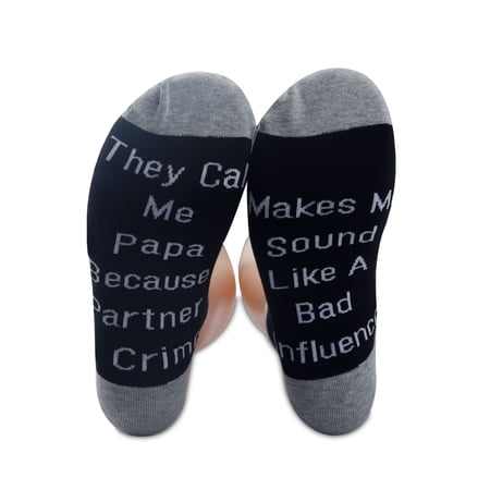 Grandpa Socks They Call Me Grandpa Because Partner In Crime Makes Me Sound Like A Bad Influence