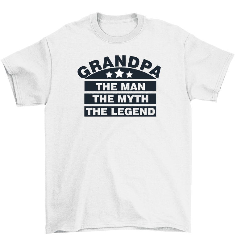 Mens GRANDAD THE MAN THE MYTH THE LEGEND Father's Day Gift Shirt Mens GRANDAD THE MAN THE MYTH THE LEGEND Father's Day Gift Shirt