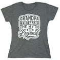 thumbnail image 1 of Grandpa The Man The Legend Sarcastic Humor Novelty Funny Women's Casual Tees, 1 of 3