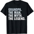 thumbnail image 1 of Grandpa. The Man. The Myth. The Legend. T Shirt, 1 of 5