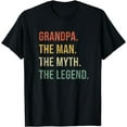 thumbnail image 1 of Grandpa The Man The Myth The Legend TShirt for Grandfathers T-Shirt, 1 of 3