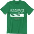 thumbnail image 1 of Grandpa To Be Loading Please Wait Pregnancy Reveal Men's Tee Shirt, 1 of 4