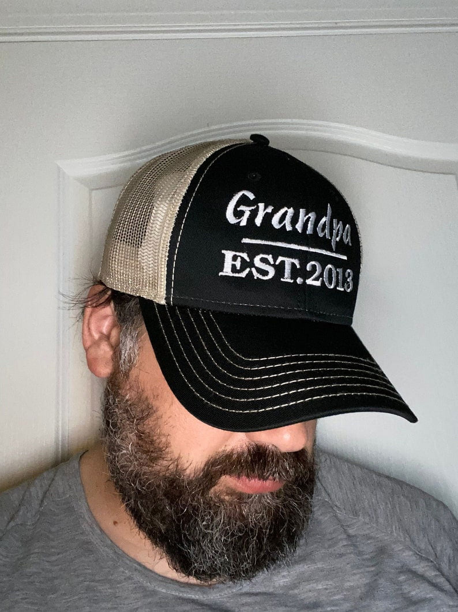 Personalized grandpa on sale hat