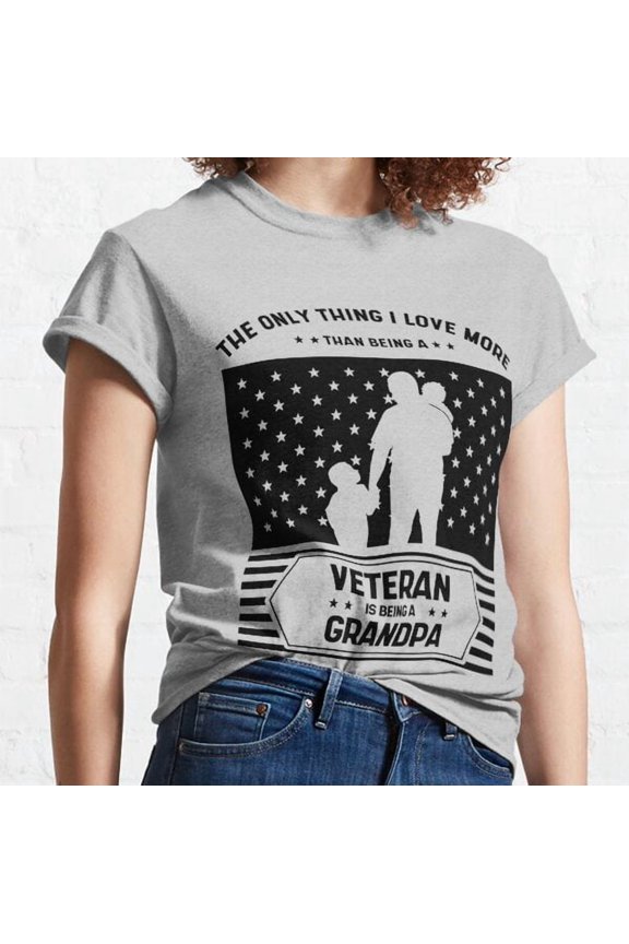 Grandpa Us America Day Classic T-shirt