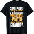thumbnail image 1 of Grandpa Volleyball Player Team Sport Spiker Grandfather T-Shirt, 1 of 3