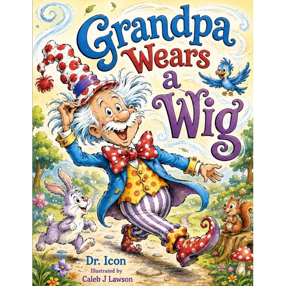 Grandpa Wears a Wig: A Silly Rhyming Story About Kindness, Confidence, and Being Yourself, (Paperback)