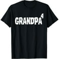 thumbnail image 1 of Grandpa of 4 Grandkids Four Grandchildren 4th Time Grandpa T-Shirt, 1 of 4