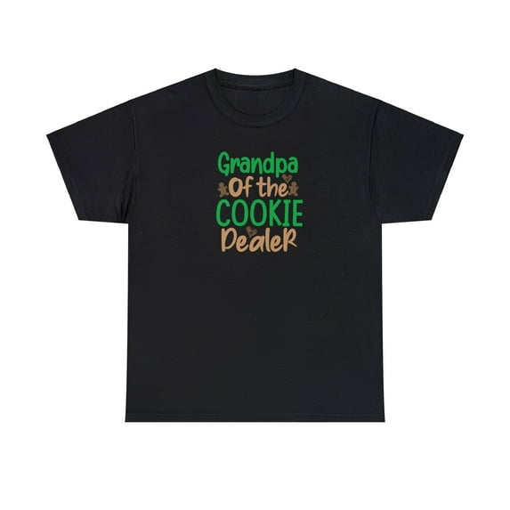 Grandpa of the Cookie Dealer Girl Scout Grandpa Unisex Heavy Cotton Tee