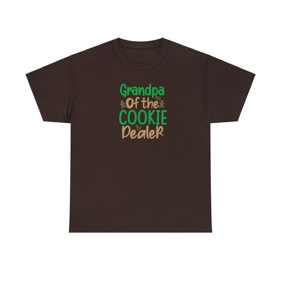Grandpa of the Cookie Dealer Girl Scout Grandpa Unisex Heavy Cotton Tee