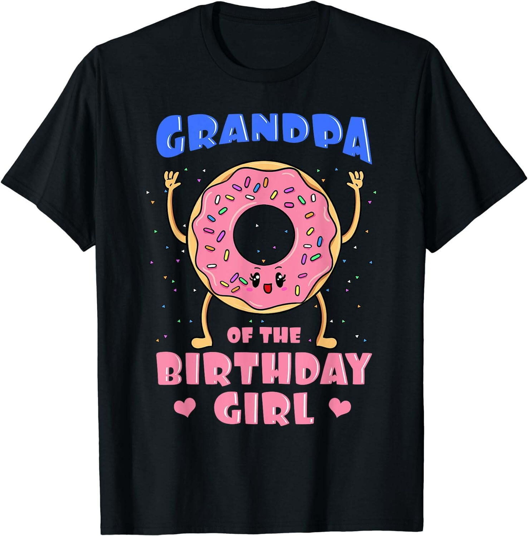 Grandpa's Birthday Bliss: Celebrate with a Donut Delight Tribute Tee
