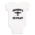 thumbnail image 1 of Grandpa's Co-Pilot Baby Bodysuit One Piece 24 mo White, 1 of 3