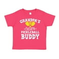 thumbnail image 1 of Grandpa's Future Pickleball Buddy Toddler T-Shirt 5/6T Cyber Pink, 1 of 3