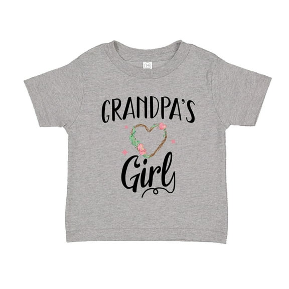 Grandpa's Girl Toddler T-Shirt 2T Athletic Heather
