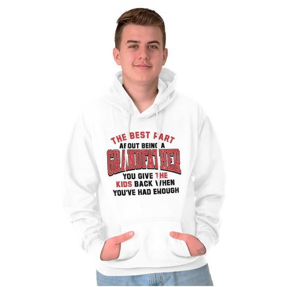 Grandpa's Had Enough Grandfather Hoodie Hooded Sweatshirt Men Brisco Brands S
