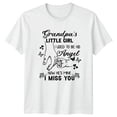 thumbnail image 1 of Grandpa's Little Girl Angel Memorial Remembrance Family Tribute T-Shirt, 1 of 4