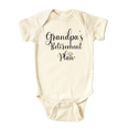 thumbnail image 1 of Grandpa's Retirement Plan Baby Bodysuit, Newborn Outfit, Baby Clothes, Gift&nbsp;for&nbsp;Children 12m Natural, 1 of 1