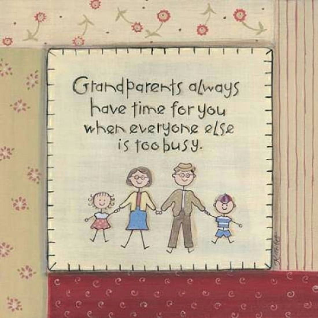 Grandparents Canvas Art - Karen Tribbet (24 x 24)