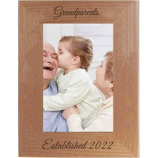 Engraved New Baby Silver Uptown 4x6 Picture Frame- Horizontal/Landscape