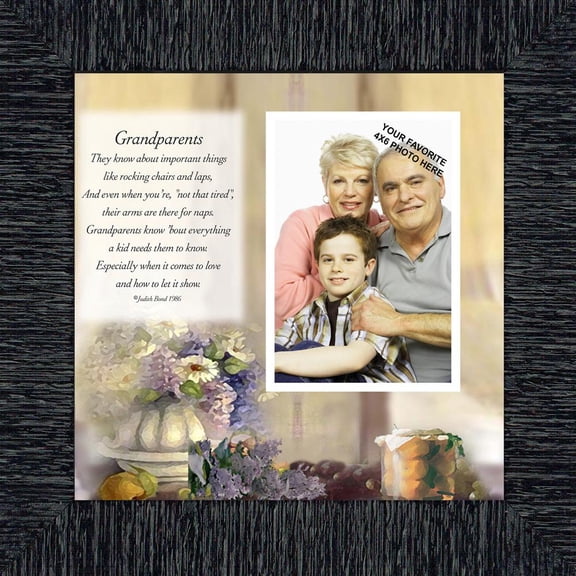 Grandparents, Gift from Grandma or Grandpa, Personalized Picture Frame, 10X10 6705