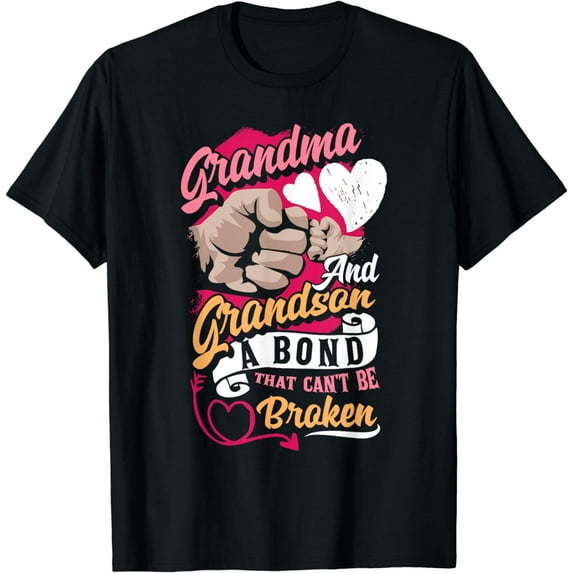 Grandparents Grandma and Grandson T-Shirt