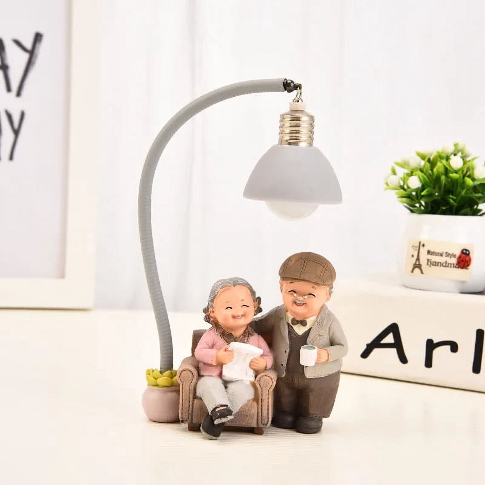 Growing Old Together Figurines I Want To Grow Old With You - Custom Wood Ornament, Perfect Gift For Couples – PopFan Bakven Ornament