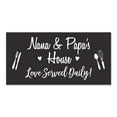 thumbnail image 1 of Grandparents Plaque Love Served Daily - Nana & Papa, 1 of 3
