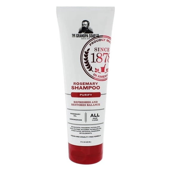 The Grandpa Soap Co Rosemary Shampoo Purify 8 fl oz