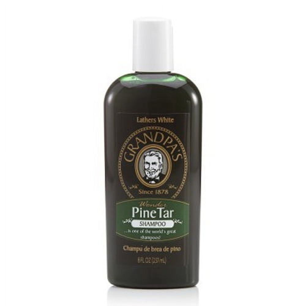 Grandpas Wonder Pine Tar Hair Shampoo For All Hair Types 8 Oz, 2 Pack